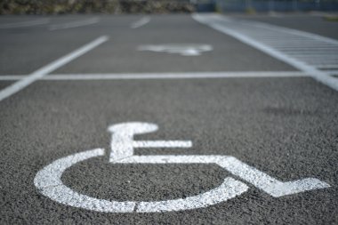 Handicap parking clipart