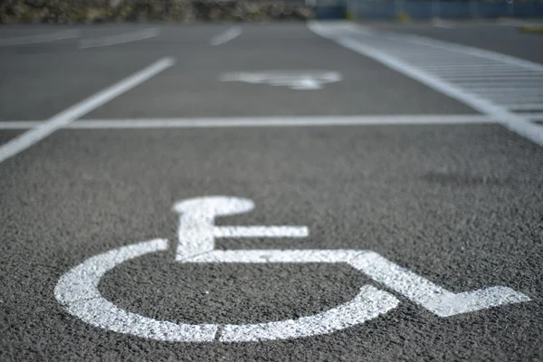 Handicap parking — Stock Photo, Image