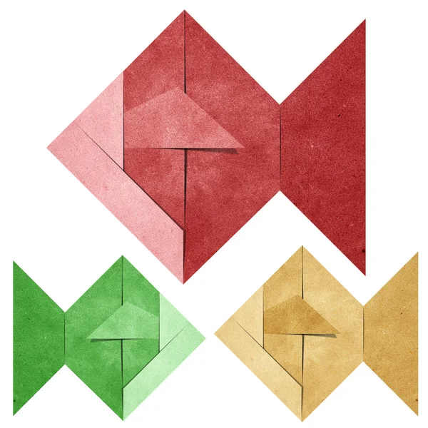 Ремесло из переработанной бумаги оригами — стоковое фото