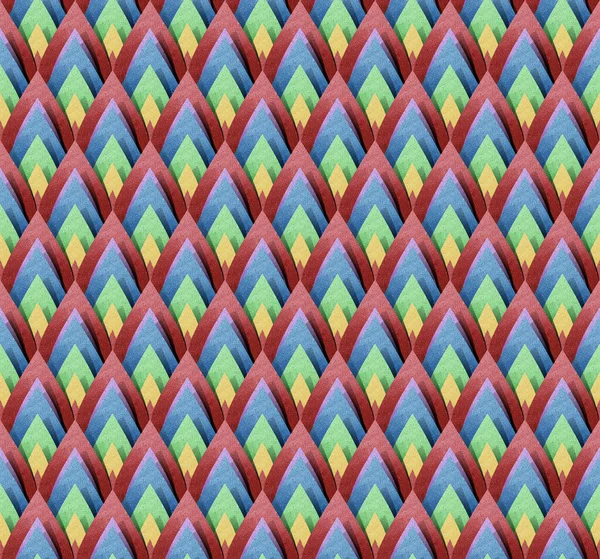 Thai Abstract Pattern Background made from papercraft — Stock Photo, Image