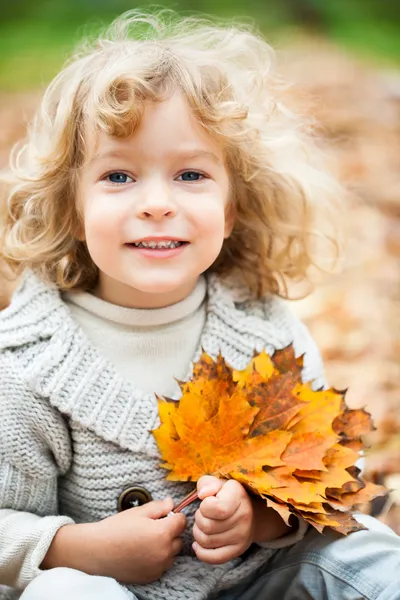 秋季儿童 — 图库照片