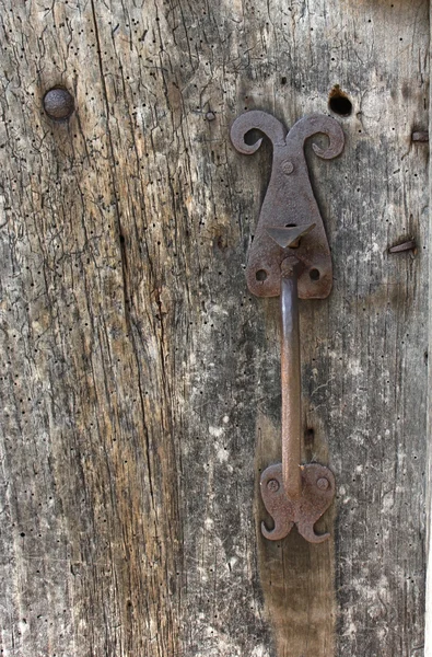 Çelik kapı kolu — Stok fotoğraf