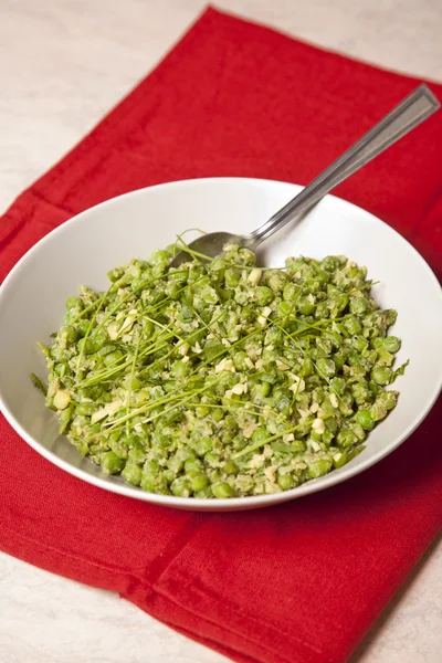 stock image Healthy green vegetable salad