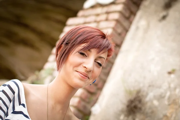 Red hair — Stock Photo, Image