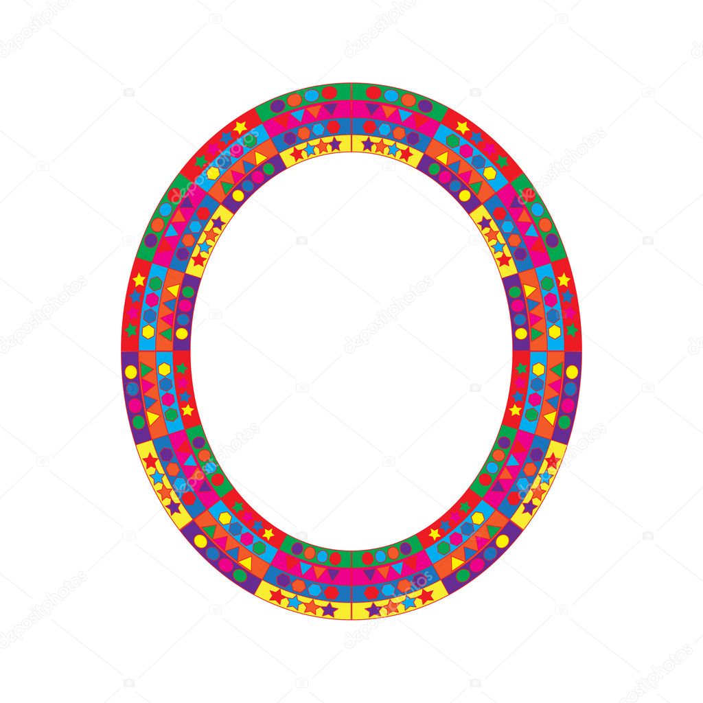 Letter O on white background — Stock Vector © photoroman #11544111