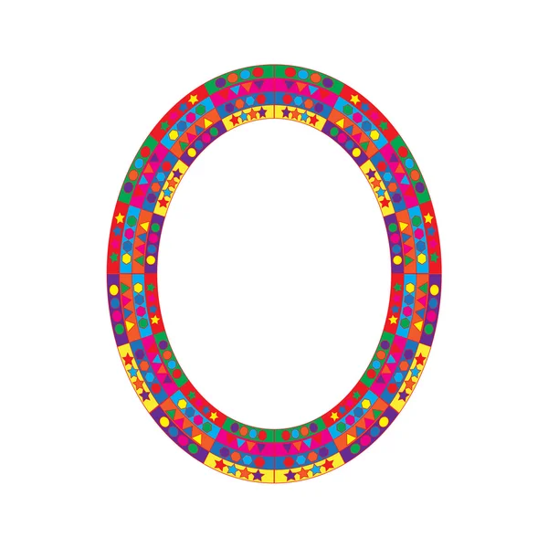 Numéro 0 sur fond blanc — Image vectorielle