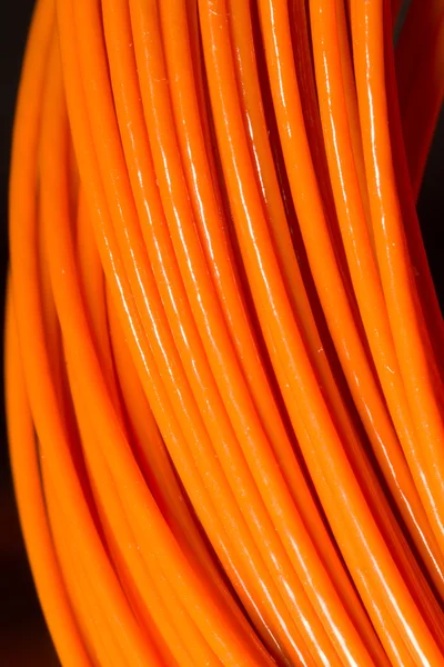 Оранжевый кабель — стоковое фото