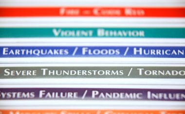 Thunder storms and tornado manual clipart