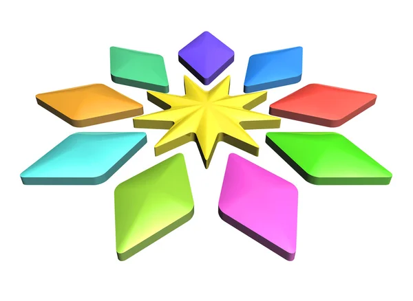 Colorful design element — Stock Photo, Image