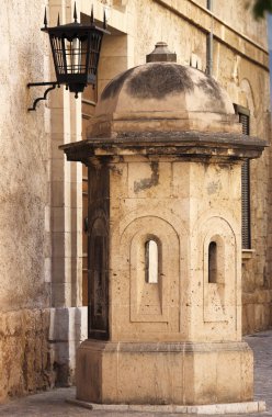 Sentry box in Palma de Mallorca clipart