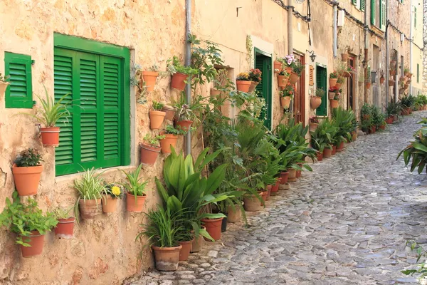 Mediterranean village of Valldemossa — Stock Photo, Image