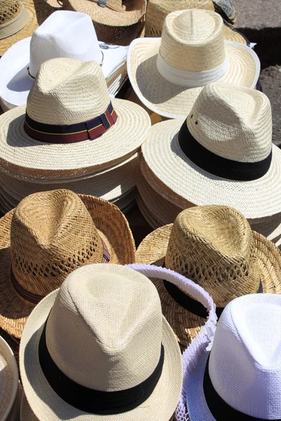 Panama klobouky — Stock fotografie