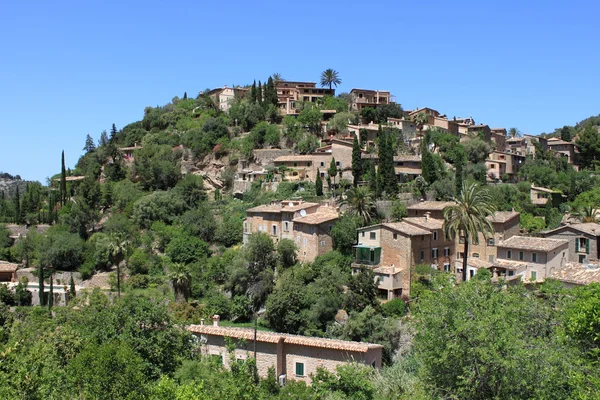 Mediterrane dorp van deja — Stockfoto