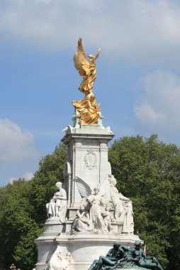 Victoria Monument in London clipart