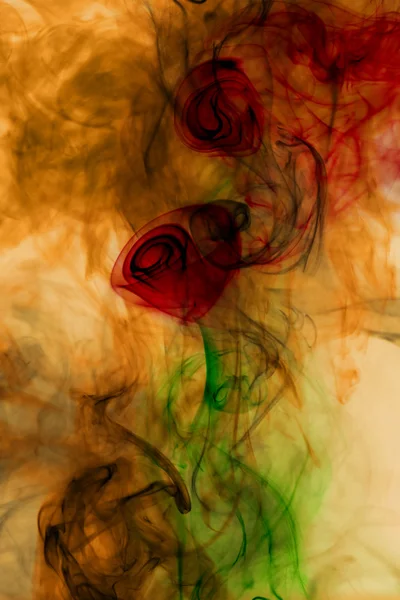 Rauchblume in Flammen — Stockfoto