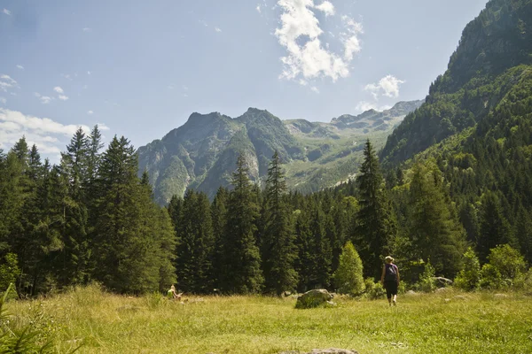 Trekking en Val Masino — Foto de Stock