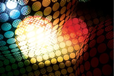 colorful lights clipart