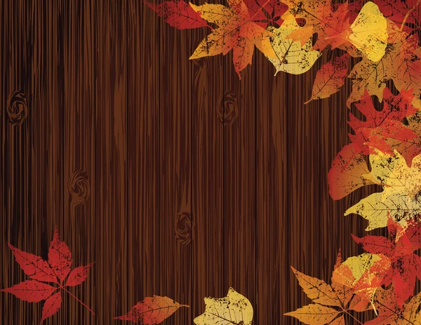 Autumnal Banner — Stock Vector