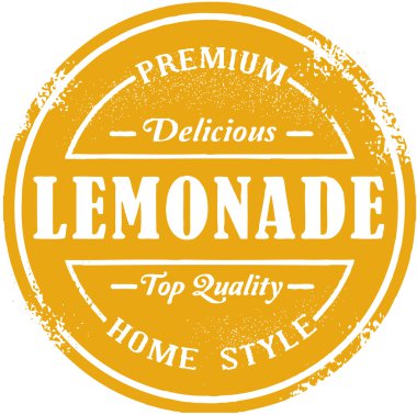 Vintage Style Lemonade Stamp vector