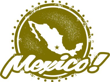 Vintage Meksika damgası