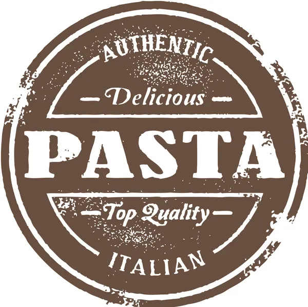 Italiaanse pasta stempel — Stockvector