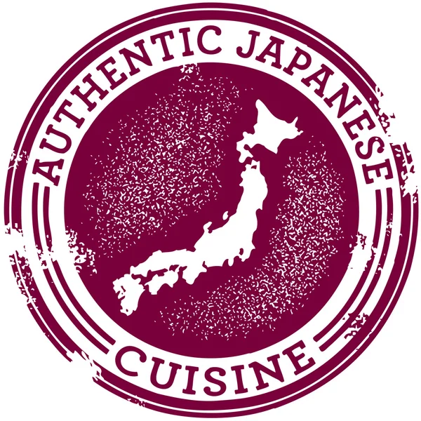 Auténtica comida japonesa — Vector de stock