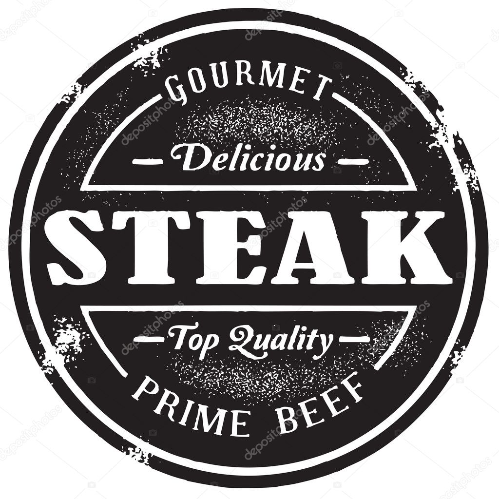 Vintage Steak Stamp