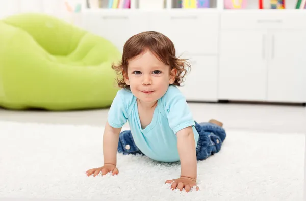 Beautiful toddler child at home — Stock Photo, Image