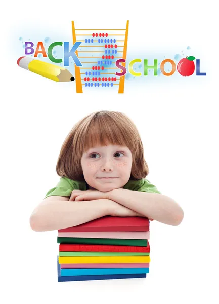 Child preparing for elementary school — Stock Photo, Image