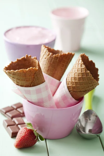 Homemade ice cream — Stock Photo, Image