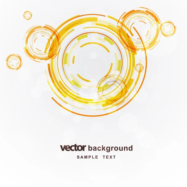 Círculos abstractos vector fondo — Vector de stock