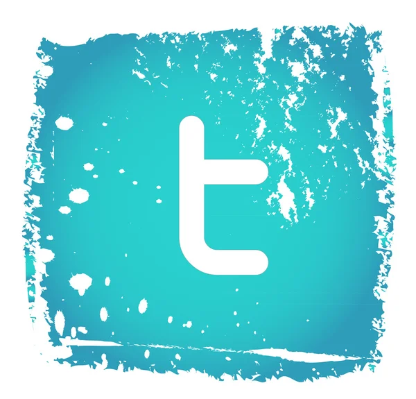 Gamla twitter ikonen — Stock vektor
