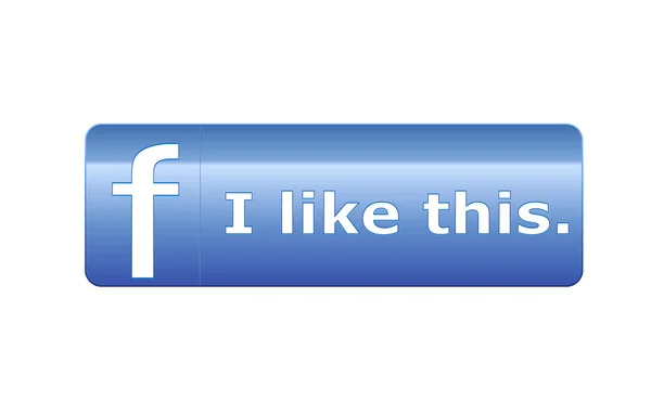 stock vector I like this. Facebook Button