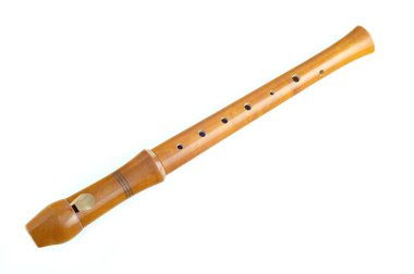 Wooden flute clipart