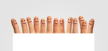 Happy fingers clipart