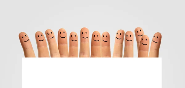 Dedos felices —  Fotos de Stock