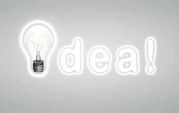 Light bulb, concept idea — Stock Photo, Image