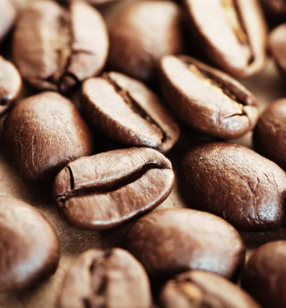 コーヒー豆。クローズ アップ — ストック写真