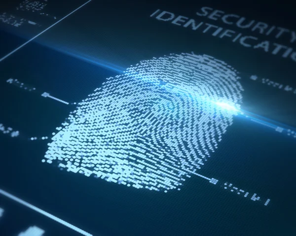 Fingerprint scan — Stock Photo, Image