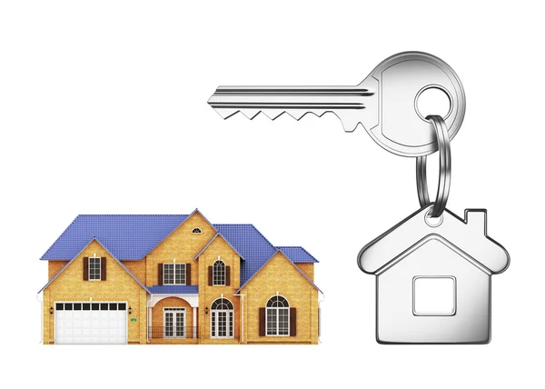 Dom i klucze — Zdjęcie stockowe