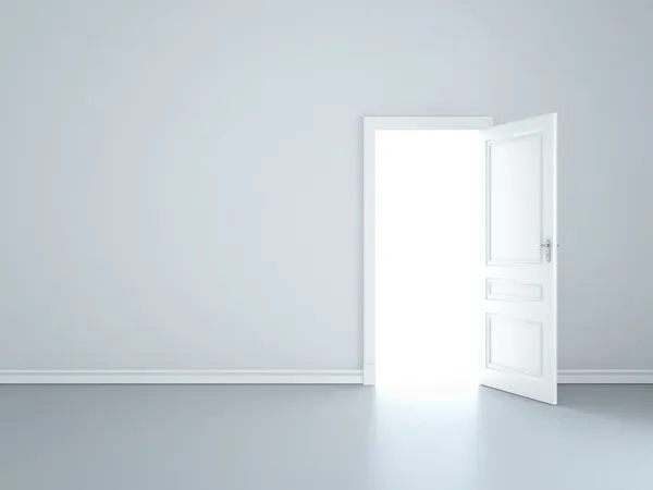 Pared y puerta — Foto de Stock
