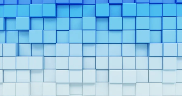 Blue cubes texture — Stock Photo, Image