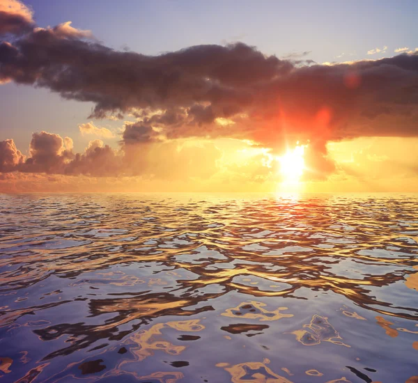 海洋の日没 — ストック写真