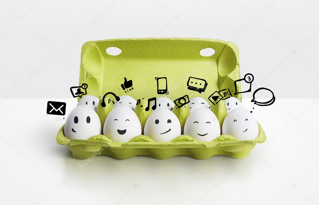 Group eggs