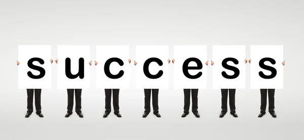 "framgång "ord ombord — Stockfoto