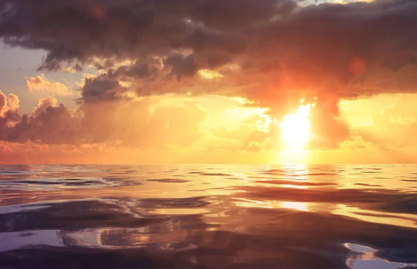 海洋日落 — 图库照片