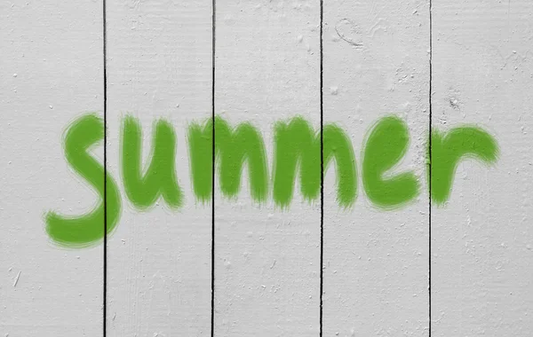 Etiket yaz aylarında plank — Stok fotoğraf