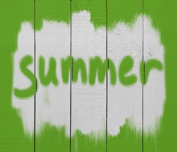 Green label summer — Stock Photo, Image