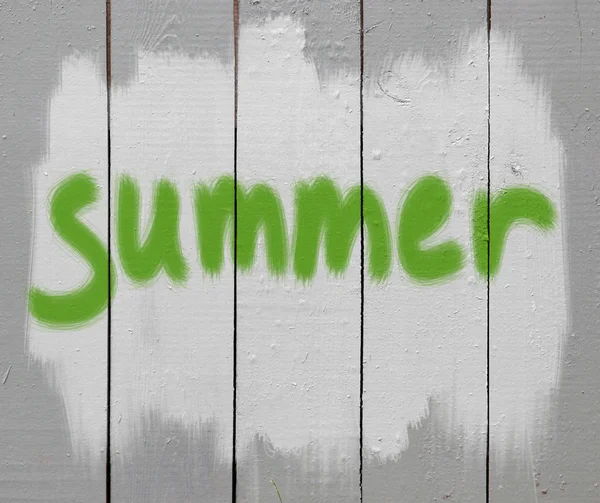 Grünes Etikett Sommer — Stockfoto