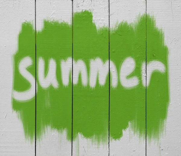 Etiqueta verano — Foto de Stock